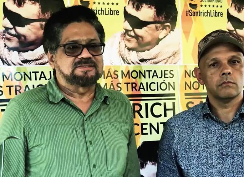 ‘Iván Márquez y ‘El Paisa’ hacen parte de las disidencias de las Farc. FOTO COLPRENSA