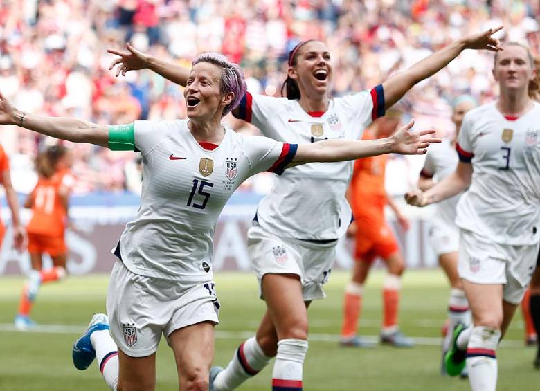 Estados Unidos, monarca del fútbol mundial, podría defender el título en Colombia si sale triunfal como sede. FOTO: AFP