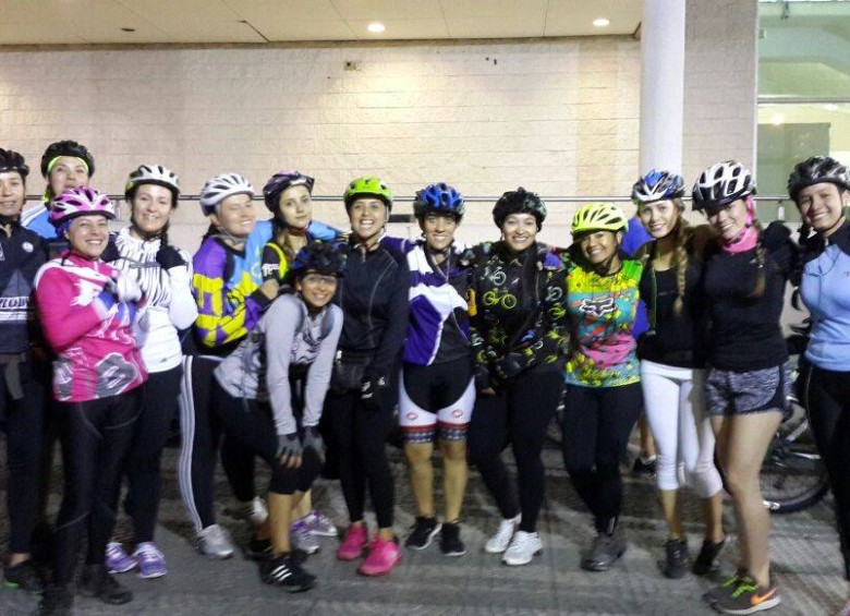 Integrantes Chicas Bike. FOTO Cortesía