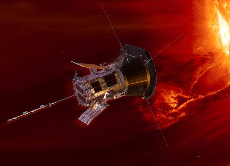 La sonda Parker no solo lleva instrumentos científicos, también 1,1 millones de nombres de personas de la Tierra en su interior. FOTO: NASA