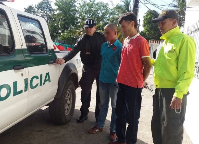 Los acusados del asesinato de tres personas fueron trasladados a un centro penitenciario. FOTO CORTESÍA