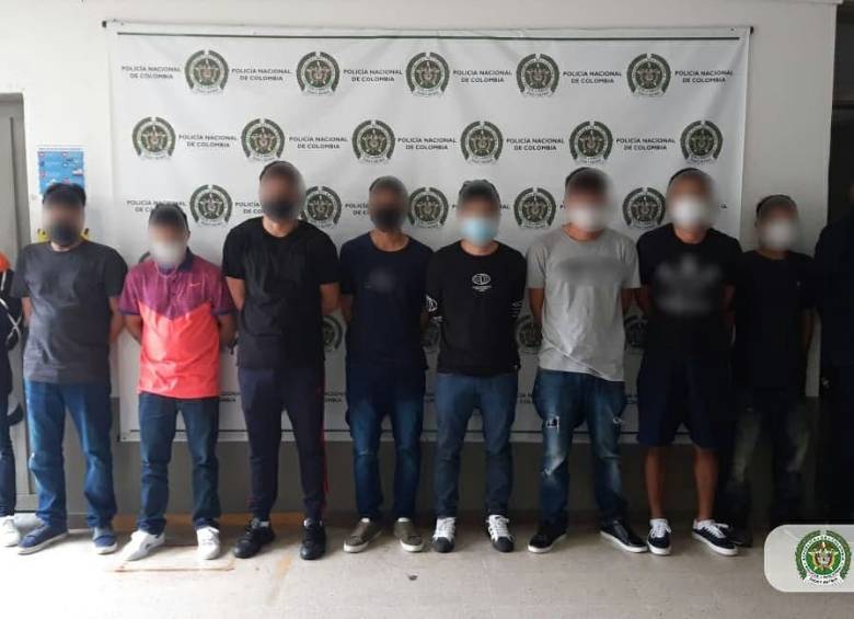 Entre las 36 personas sorprendidas en la fiesta había cinco menores de edad, informó la Policía. FOTO CORTESÍA