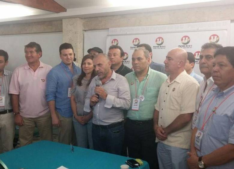 El senador Roy Barrera fue elegido este jueves presidente del partido de Unidad Nacional por unanimidad. FOTO COLPRENSA