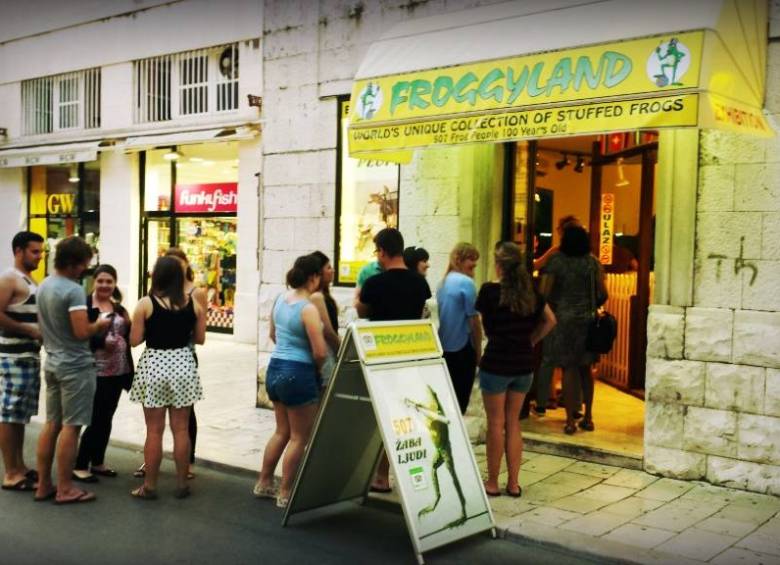 Froggyland, el curioso museo de las ranas