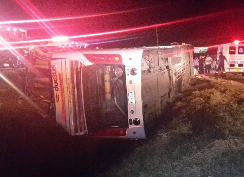 El accidente se presentó a la media noche de este lunes. FOTO Cortesía Caracol