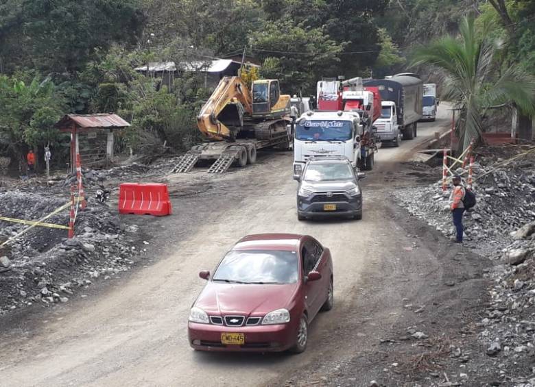 Se recomienda no transitar en altas horas de la noche si se presentan lluvias en el sector. FOTO: CONCESIÓN AUTOPISTAS URABÁ