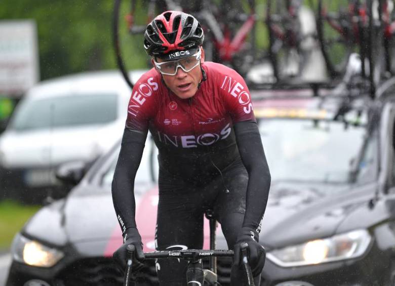 El Tour de Francia se podría quedar sin una de sus figuras, Chris Froome. FOTO GETTY
