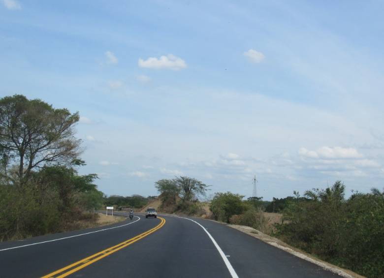 La vía tiene una longitud de 84 kilómetros. FOTO CORTESÍA