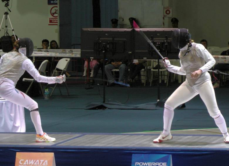 Saskia Loretta le dio oro a Colombia en esgrima y busca su camino a Tokio-2020. CORTESÍA COC