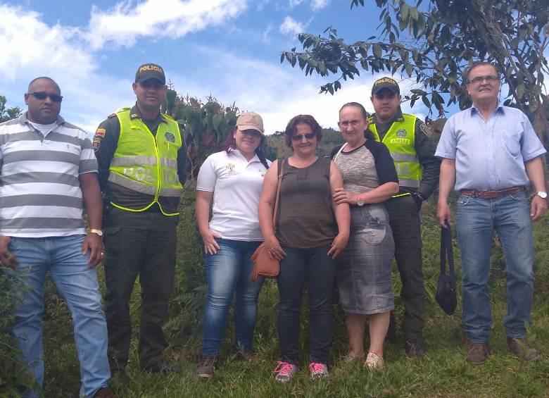 Con la sentencia de doña Amparo Tobón, son ya 50 las proferidas por jueces de restitución, a favor de reclamantes de tierras de Montebello. FOTO: Cortesía URT