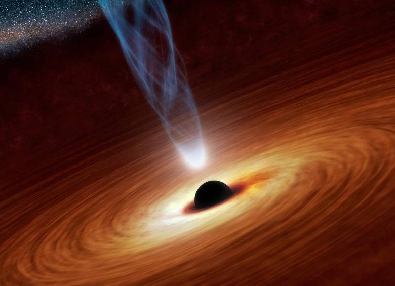 En el centro de la Vía Láctea existe un agujero negro con una masa de cuatro millones la del Sol: Sagitario A.