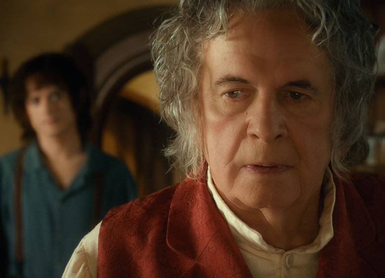 Así lució Ian Holm en El señor de los anillos: el retorno del rey. FOTO Cortesía