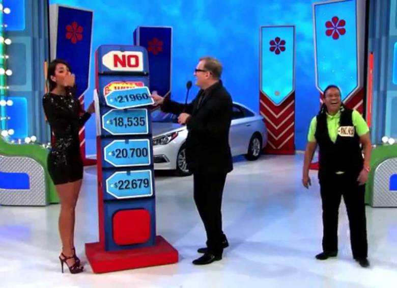 Manuela Álvarez Correa entregó un carro Hyundai de 21.960 dólares por error en El Precio es Correcto de la cadena CBS. FOTO CORTESÍA