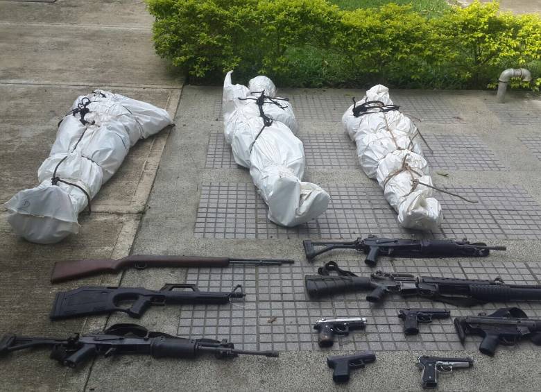 Tres delincuentes murieron y cuatro más fueron capturados en una operación de la Policía Nacional contra el alias “Chiquito Malo”, uno de los seis principales cabecillas de “los Urabeños”. FOTO CORTESÍA