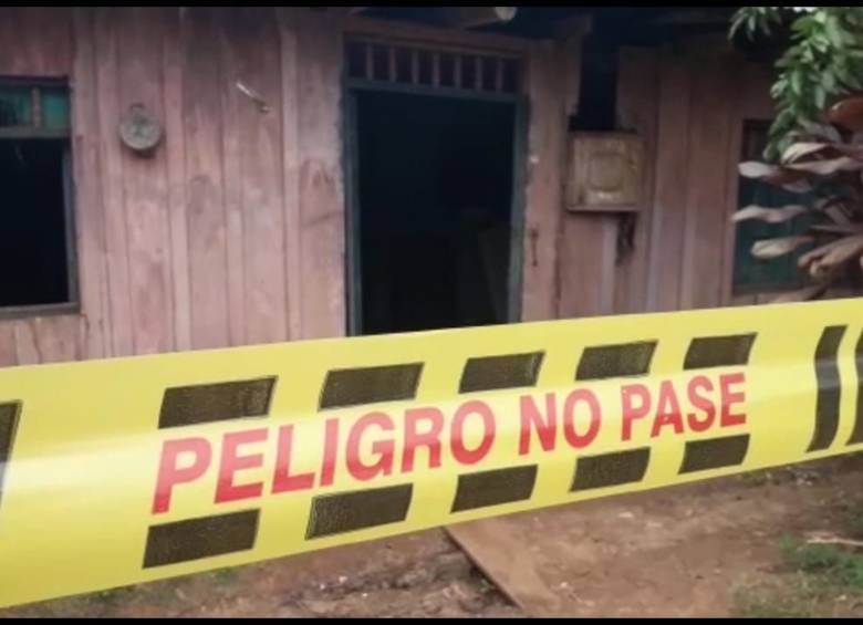 Esta es la casa donde se encontró el cuerpo de la niña de 10 años del departamento de Guaviare que fue víctima de secuestro, de un presunto abuso sexual y fue asesinada. FOTO Colprensa