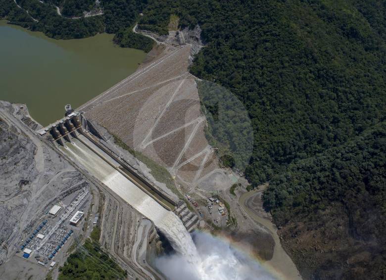 Presa del proyecto Hidroituango. FOTO JOSÉ LUIS ARANGO