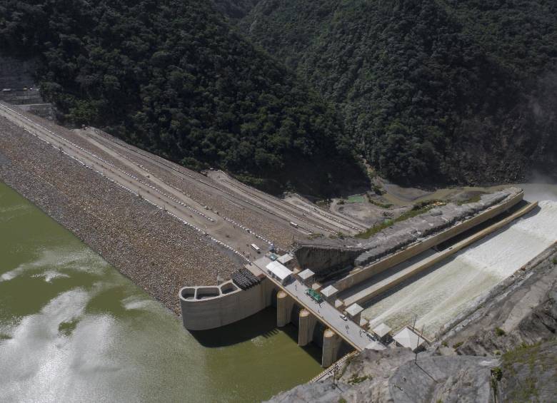 Panorámica del corazón del proyecto hidroeléctrico Ituango. FOTO ARCHIVO