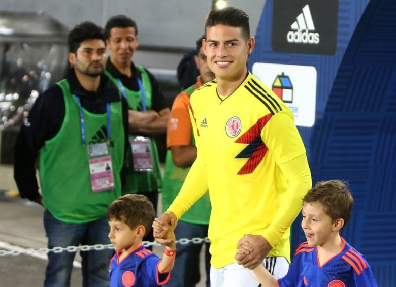 James Rodríguez llega en un buen momento a la Selección. FOTO AFP