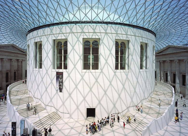 El Gran Hall en el Museo Británico de Londres. 