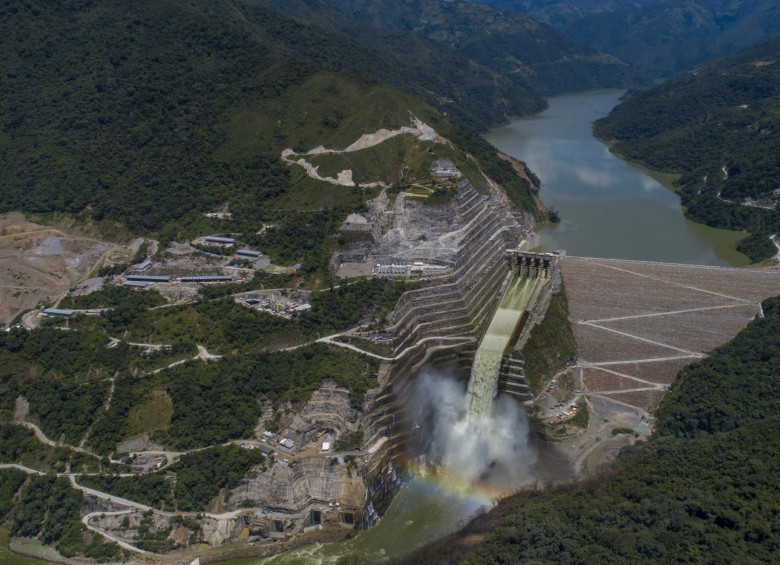 Foto panorámica del proyecto hidroeléctrico Ituango. FOTO JOSÉ LUIS ARANGO