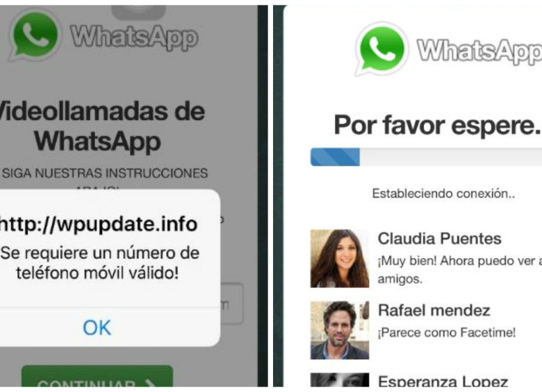 Anuncio de videollamadas por Whatsapp es un virus