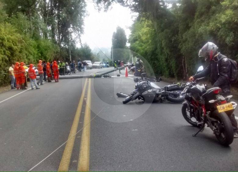 Un motociclista falleció en el momento del accidente. FOTO Róbinson Saenz