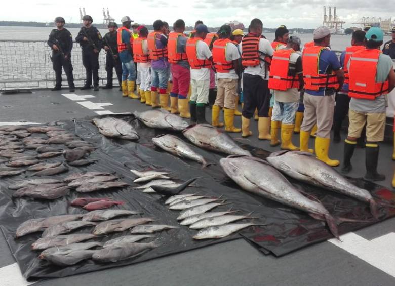 La zona en la que se encontró a los pescadores ilegales está a 18 millas del Santuario de Fauna y Flora de Malpelo. Foto: cortesía. 