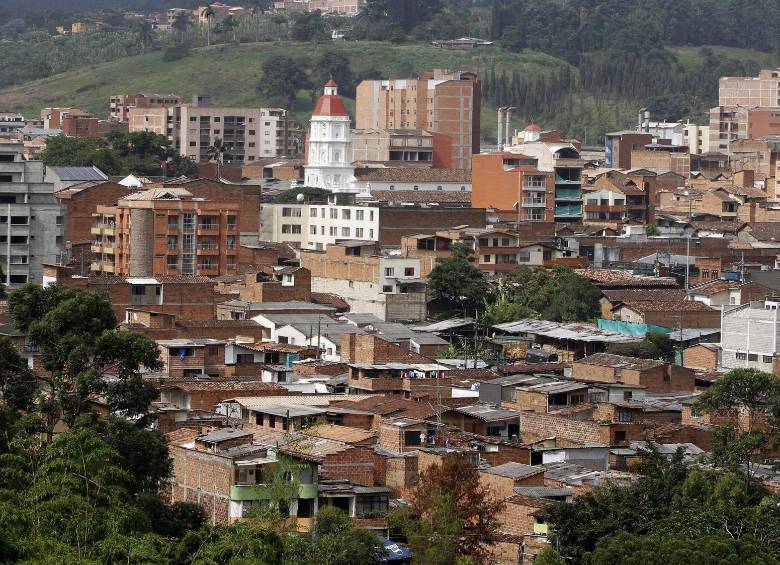 El muncipio de Caldas presenta gran crecimiento demográfico y de infraestructura. FOTO: Archivo EL COLOMBIANO