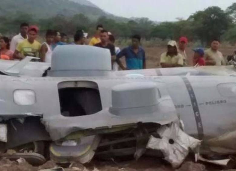 Las primeras investigaciones señalaron que el hecho se produjo por la falla de un motor. FOTO COLPRENSA