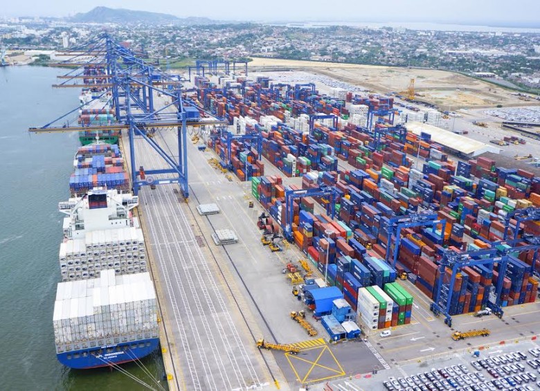 El movimiento de carga en Cartagena fue de 21 millones de toneladas, indicó la Superintendencia de Transporte. FOTO COLPRENSA