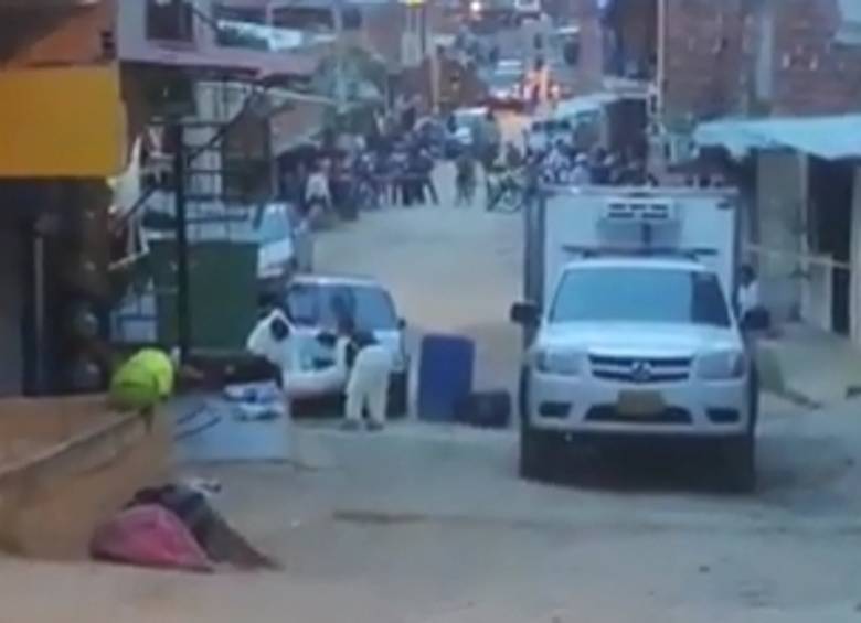 Los últimos días han sido de tensión en Bello por el enfrentamiento entre bandas. FOTO CORTESÍA GUARDIANES ANTIOQUIA