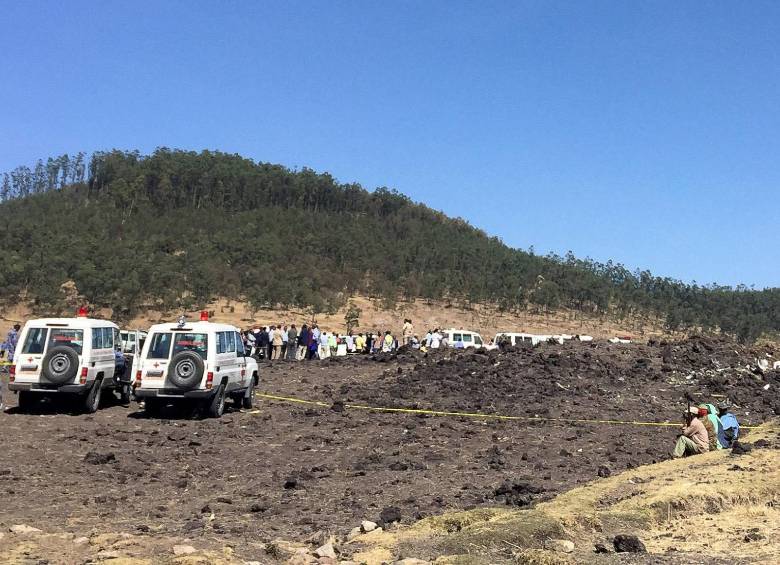 Un Boeing 737-800 de la misma aerolínea en el aeropuerto de Adís Adeba Foto: Reuters