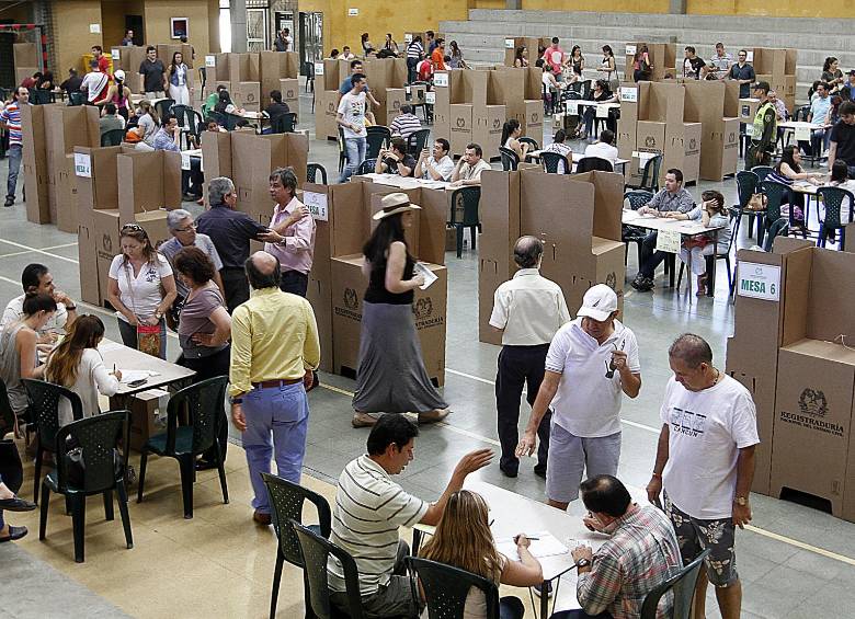 En Medellín son los grandes grupos económicos y las fundaciones las que han hecho los mayores aportes a campañas en estas elecciones. FOTO archivo