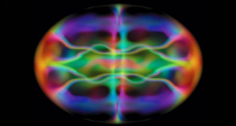 Modelo informático de un condensado de Bose-Einstein. Foto. Nasa/Nist