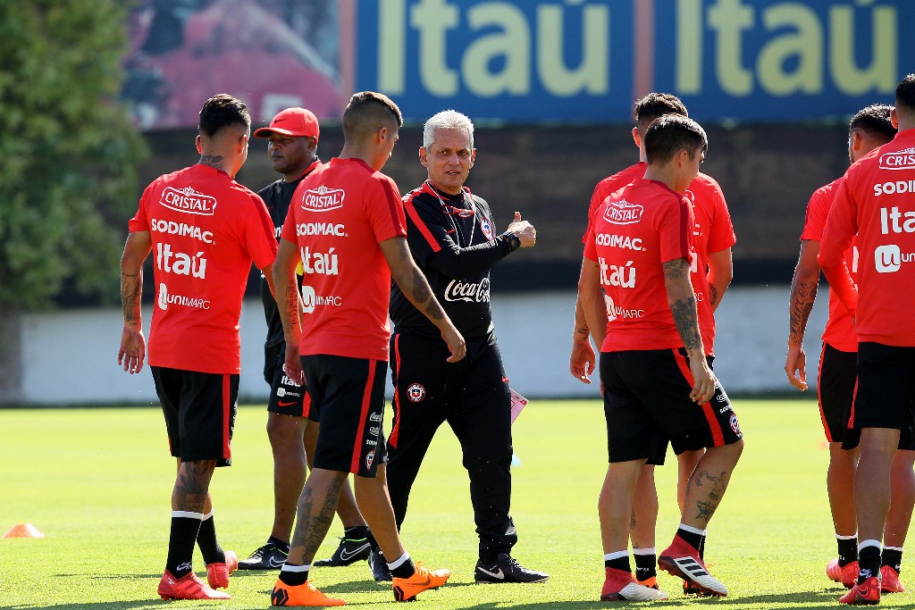 Rueda firmó un contrato la Federación de Fútbol de Chile hasta el final de las eliminatorias a la Copa Mundial de Fútbol de 2022. FOTO TOMADA DE TWITTER SELECCIÓN CHILENA