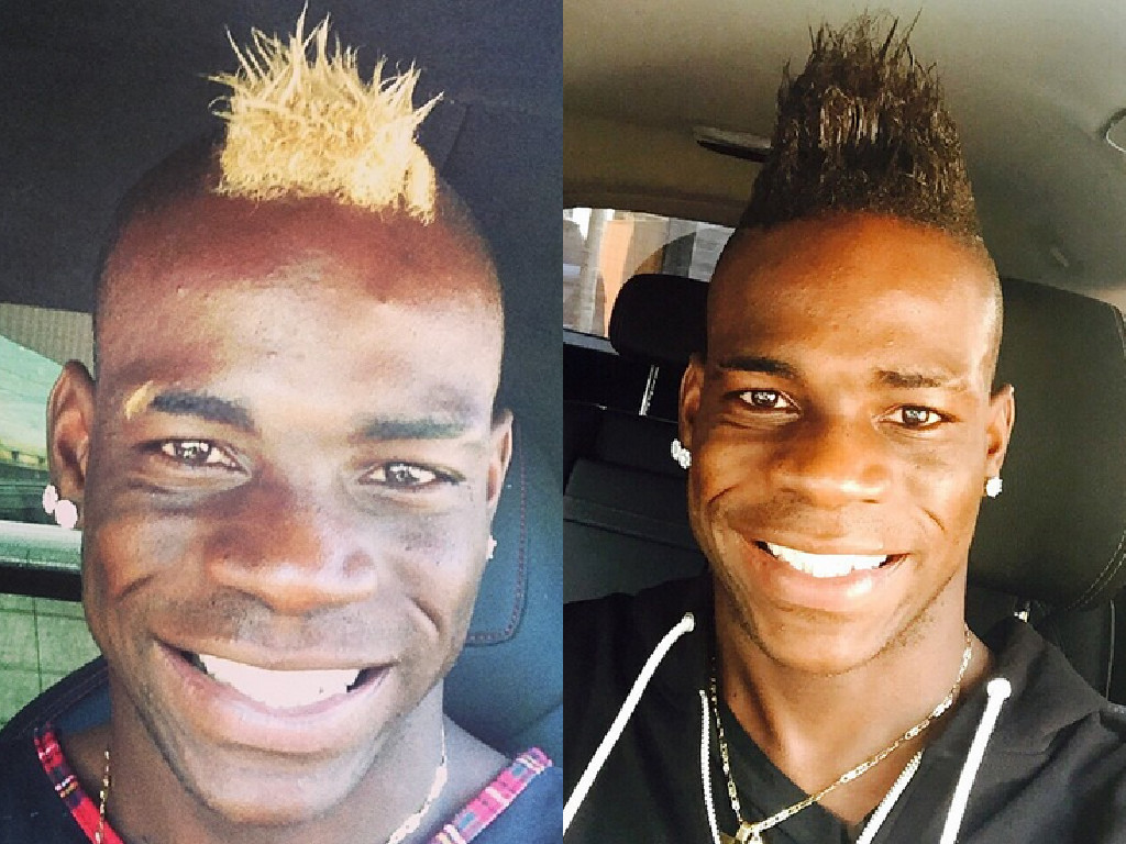 El italiano Mario Balotelli sorprende también con regularidad con distintos looks, que mantientente a la prensa atentos de su imagen. FOTOS Instagram Mario Balotelli