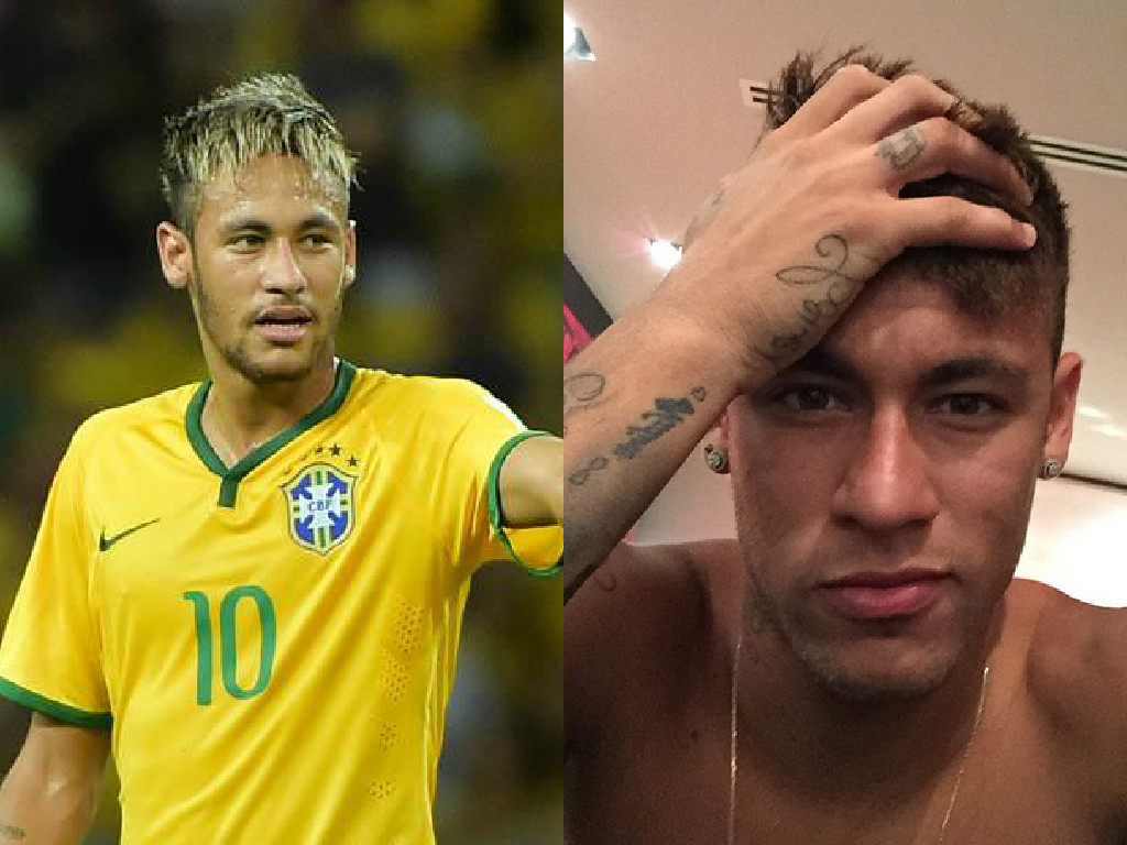 Neymar el año pasado lucía el cabello tinturado, esta temporada regresó al cabello castaño. FOTOS Instagram Neymar y AFP
