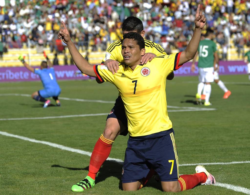 Bacca anotó su primer gol en la Eliminatoria a Rusia 2018. FOTO AFP