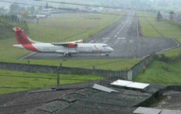 Aeropuerto La Nubia de Manizales. FOTO COLPRENSA.