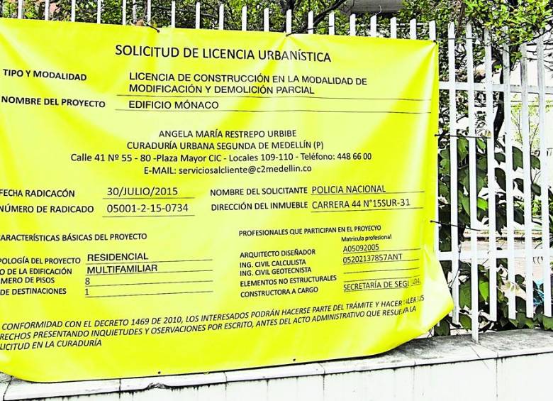 Los abogados de los vecinos aseguran que hay una violación al debido proceso en el trámite de la licencia. FOTO EDWIN BUSTAMANTE