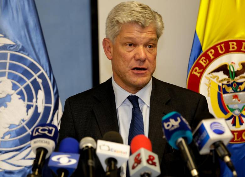 El coordinador Residente Humanitario de las Naciones Unidas en Colombia Fabrizio Hochschild. FOTO COLPRENSA