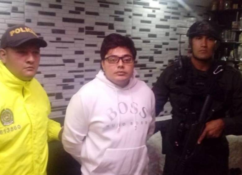 Alias Pocho, el capturado que sería lider del grupo criminal La Agonía, de la comuna 13. 
