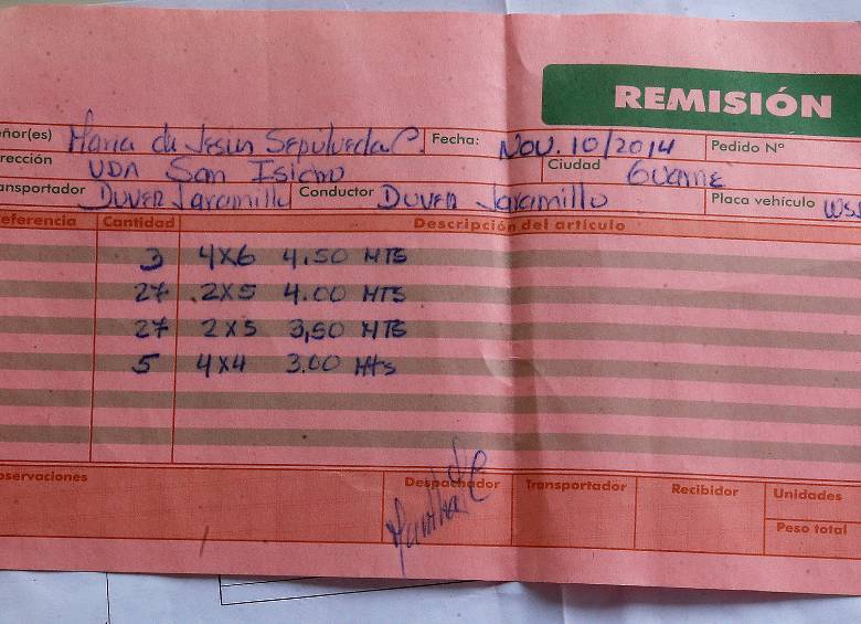 El primer mejoramiento de vivienda que les hicieron fue en desarrollo del contrato 111 suscrito entre Masora y Guarne, por valor de $1.200 millones. FOTO JUAN ANTONIO SÁNCHEZ.