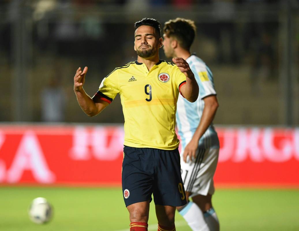 Falcao no pudo marcar en esta fecha de eliminatoria. FOTO AFP