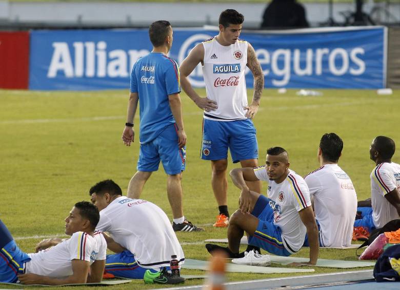 El equipo tricolor deberá imponer las condiciones en el juego ante Argentina, de este martes a las 3:30 p.m. FOTO MANUEL SALDARRIAGA