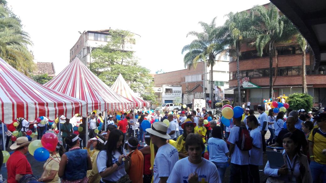 8:52 a.m. - Así se veía la avenida La Playa antes de la marcha. FOTO CAMILO TRUJILLO