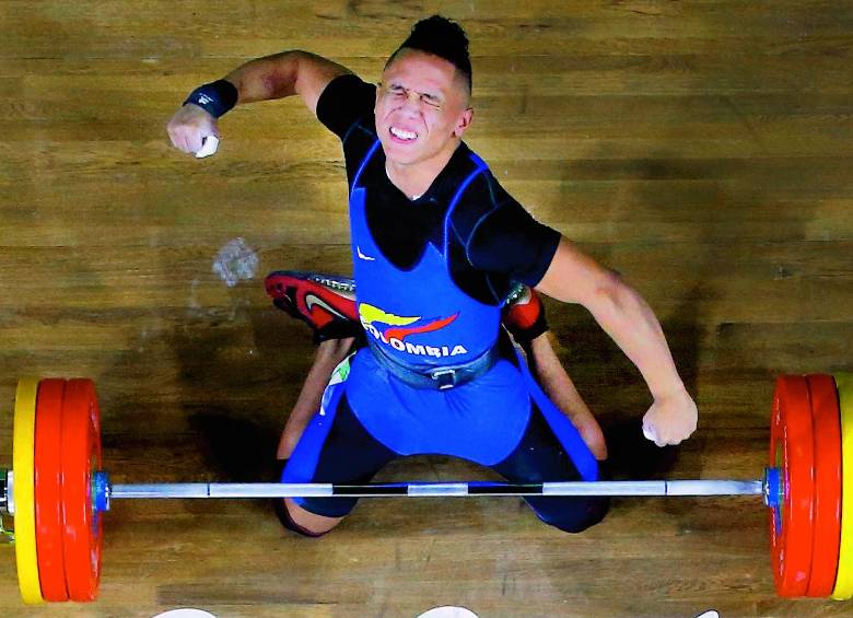 Luis Javier Mosquera, vallecaucano, 69 kilogramos. Foto Agencias