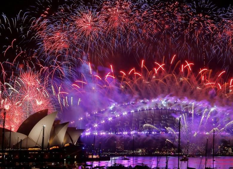 Año Nuevo en Sídney, Australia. FOTO Reuters