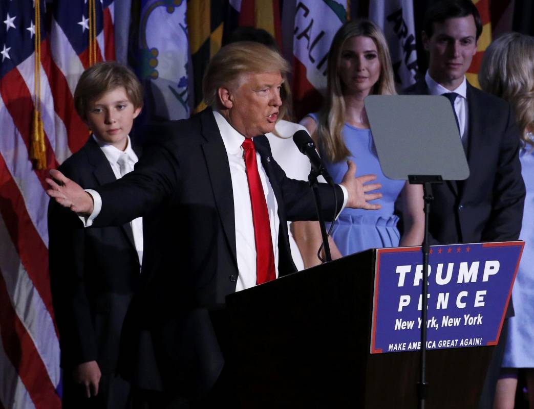 Donald Trump confesó que ya había hablado con Clinton. FOTO Reuters