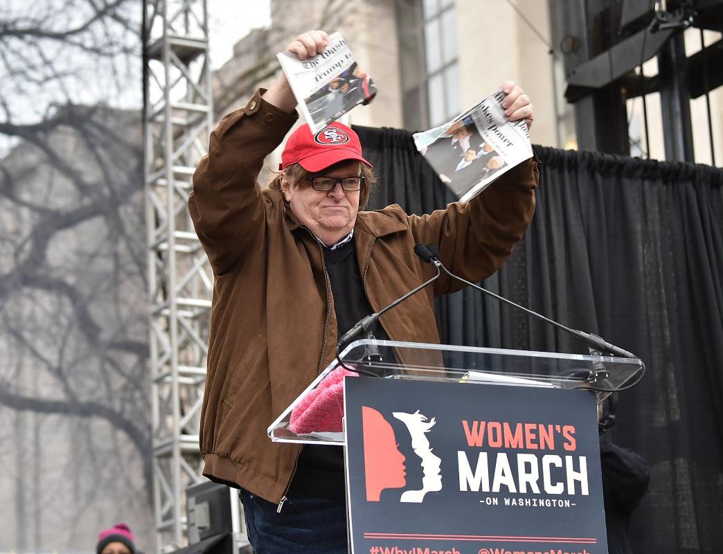 El documentalista estadounidense Michael Moore. FOTO AFP